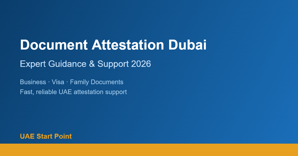 document attestation Dubai
