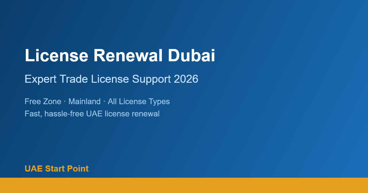 license renewal Dubai