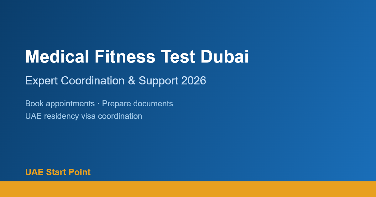 medical fitness test Dubai